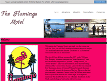 Tablet Screenshot of flamingomotelidaho.com